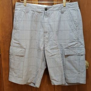 Men's Chaps Plaid Shorts Size 34